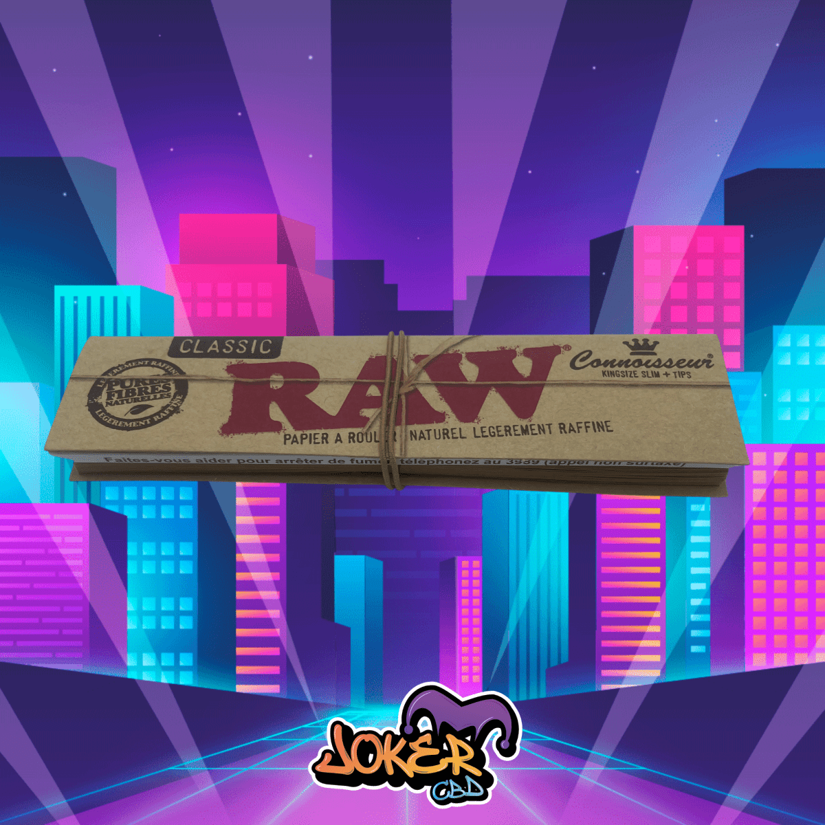 FEUILLES RAW+CARTONS - JOKER CBD