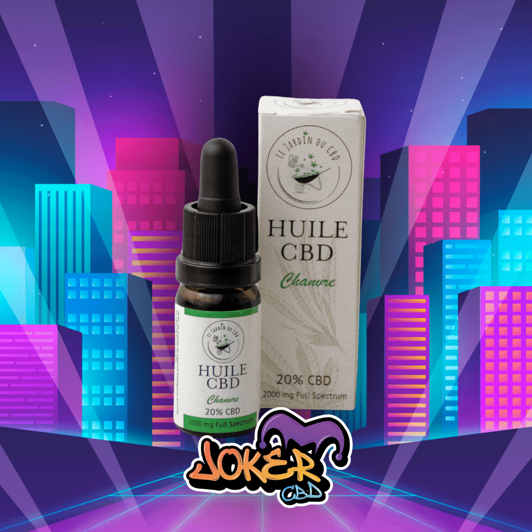 HUILE BIO 20% Full Spectrum - JOKER CBD