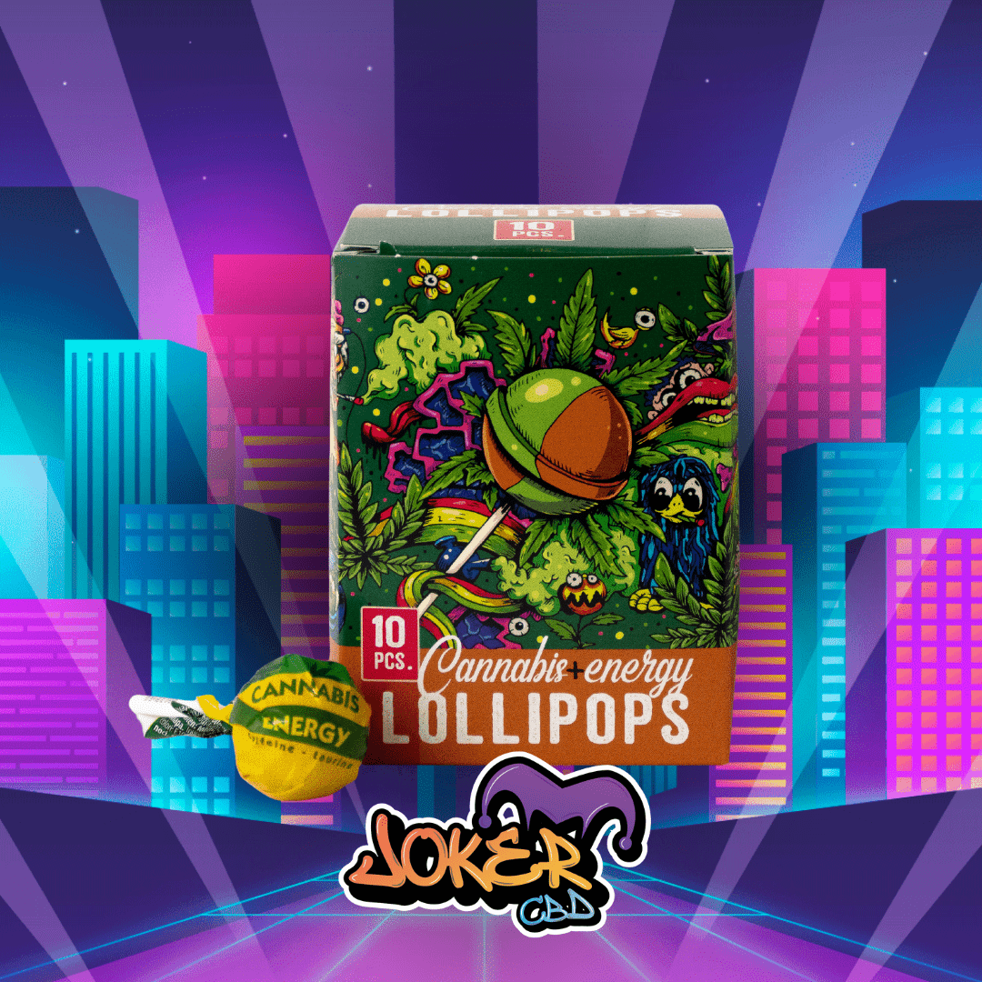 SUCETTES SAVEUR CANNABIS ET ENERGY x10 - JOKER CBD